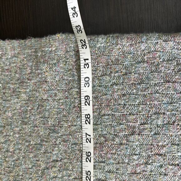 Johnny Was Calme Sweater Womens One Size Basket Weave Poncho Knit Pullover New - Picture 10 of 11